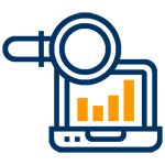 Icon Eine Analyse der Prozesse zur Überprüfung der notwendigen Planbestandteile, der Kosten und möglicher Interessenkonflikte. Erkennung und Risikobewertung von Abweichungen