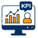 Icon Kennzahlengenerierung aus allen Bereichen von 1C:HR & Payroll