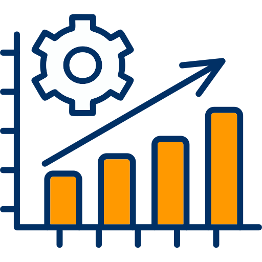 Icon Eine Effizienzsteigerung in den Produktions- und Logistikprozessen Ihres Unternehmens